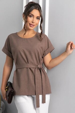 LT Collection Блуза 546021 Б13909-19М коричневый
