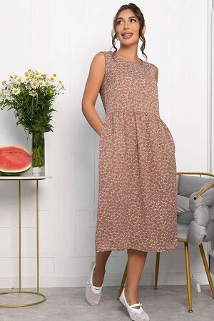 LT Collection Сарафан 546022 П13879-48М какао