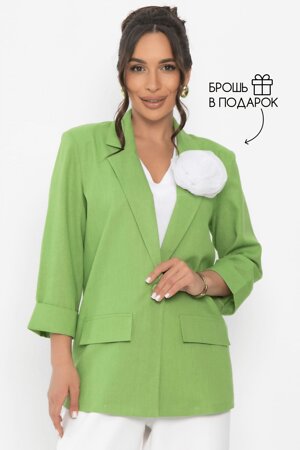 LT Collection Пиджак 546033 Б13961-7М зеленый