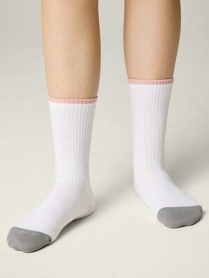 CONTE-KIDS Носки 546357 ACTIVE 20С-167СП белый-пепельно-розовый
