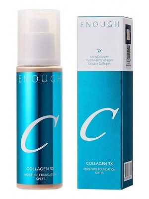 Enough Увлажняющий тональный крем для лица с коллагеном N20 / Collagen 3X Moisture Foundation SPF15, 100 мл 546368 27917 