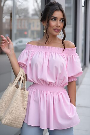 LT Collection Блуза 546401 Б13912-47М розовый