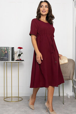 LT Collection Платье 546403 П13937-3М бордовый