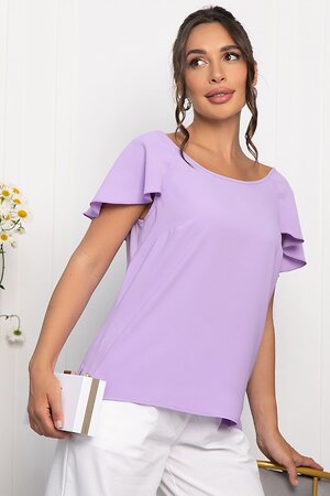 LT Collection Блуза 546423 Б13970-16М сиреневый