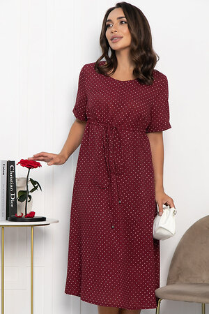 LT Collection Платье 546429 П13984-3М бордовый