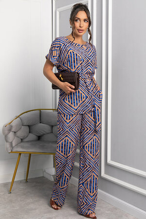 LT Collection Костюм 546432 К13982-12М сине-бежевый