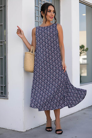 LT Collection Сарафан 546441 П13994-10М темно-синий
