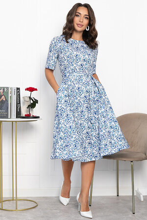 LT Collection Платье 546442 П13998-16М голубой