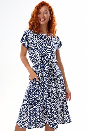 Lika Dress Платье 546744 10495 Белый/синий