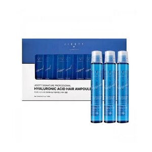 Jigott Ампульный филлер для волос с гиалуроновой кислотой / Signature Professional Hyaluronic Acid Hair Ampoule, 10 шт. x 13 мл 548116 23888 