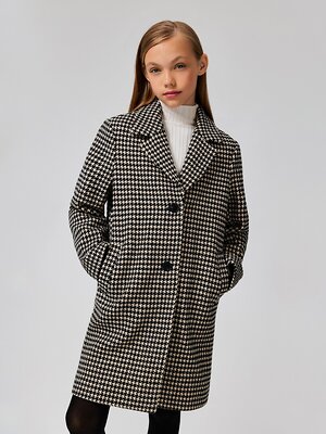 Acoola Пальто 548133 20240610013 бежевый с черным