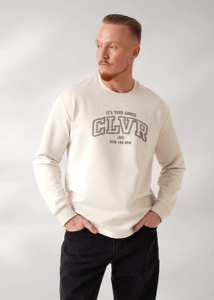 CLEVER Джемпер 548310 452587/02у_п молочный