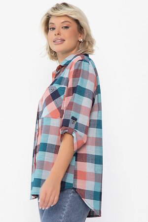 LT Collection Рубашка 548374 Б14038-18М мультиколор