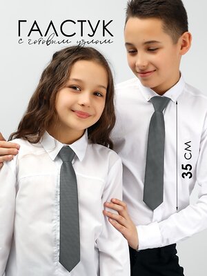 Соль&Перец Галстук 548444 SP306A серый