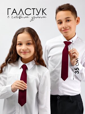 Соль&Перец Галстук 548445 SP306A бордовый