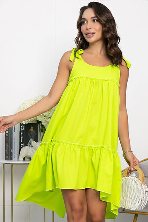 LT Collection Платье 548784 П14061-14М ярко-салатовый