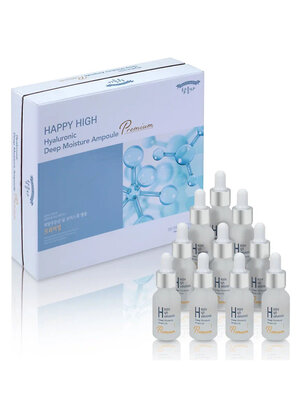 HAPPY HIGH Набор сывороток для лица с гиалуроновой кислотой / Hyaluronic Deep Moisture Ampoule Premium, 15 мл x 10 548904 27943 