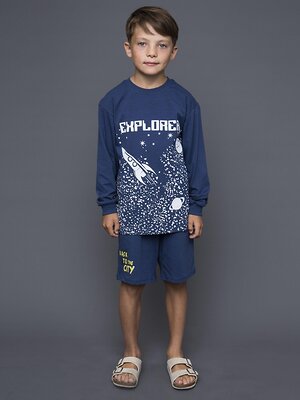 BATIK Лонгслив 550082 038_ОС25 Синий