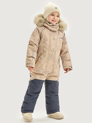 NIKASTYLE Комбинезон 550317 8з0625 латте/серый