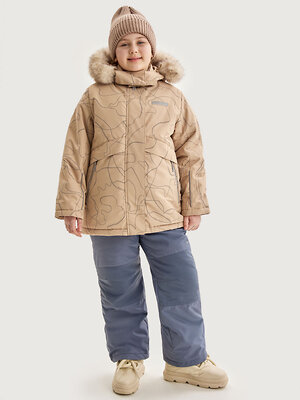 NIKASTYLE Костюм 550395 +7з5625 латте/серый