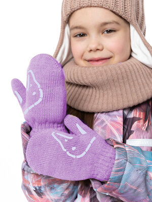 NIKASTYLE Варежки 550513 14з17025 фиалка