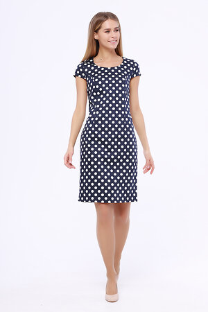 VISERDI Платье 88675 2739-гтсс 459690 Синий/горох