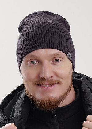 CLEVER Шапка 551526 423598вн т.серый