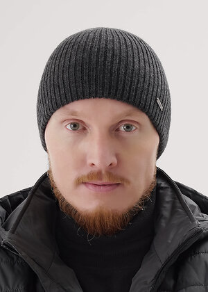 CLEVER Шапка 551614 454423аш меланж т.серый