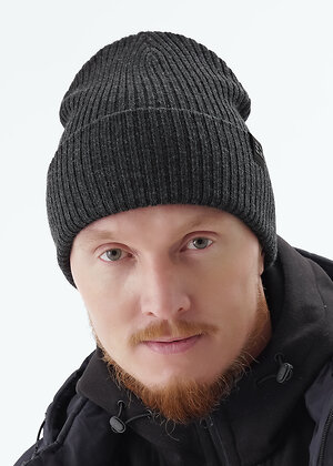 CLEVER Шапка 551633 454156аш меланж т.серый