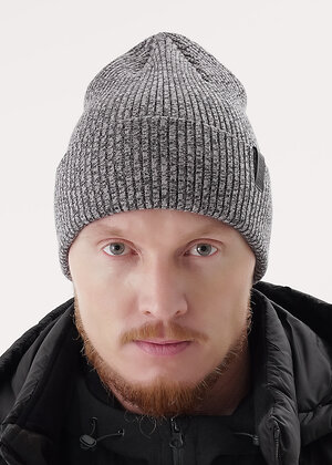 CLEVER Шапка 551772 454515вн меланж серый/чёрный