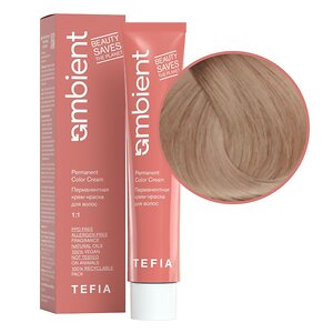 TEFIA  Ambient 9.8 Перманентная крем-краска для волос / Очень светлый блондин коричневый, 60 мл 551909 22207 