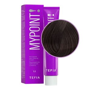 TEFIA Mypoint 5.8 Гель-краска для волос тон в тон / Светлый брюнет коричневый, безаммиачная, 60 мл 551911 20163 