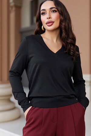 LT Collection Джемпер 552009 Б14091-34М черный
