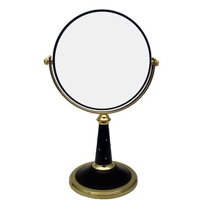 Rama Rose Зеркало косметическое настольное двустороннее K-462, 15 см 552207 15421 