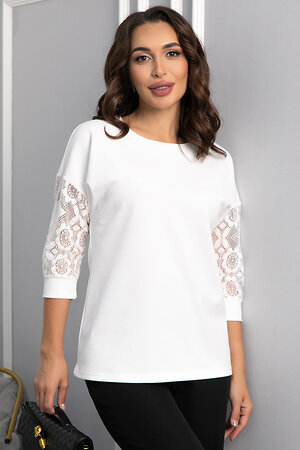 LT Collection Джемпер 552240 Б14117-48М молочный