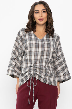 LT Collection Блуза 552247 Б14151-12М серый