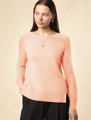 VILATTE Джемпер 552634 D39.350 персиковый