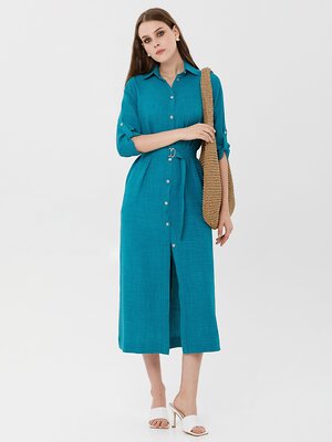 Stilla Платье 552648 201020-5022 глубокий сине - зелёный