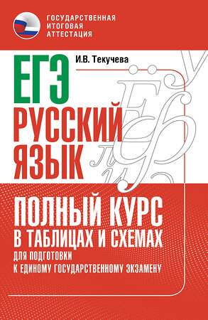 АСТ Текучева И.В. "ЕГЭ. Русский язык. Полный курс в таблицах и схемах для подготовки к ЕГЭ" 555302 978-5-17-177283-3 