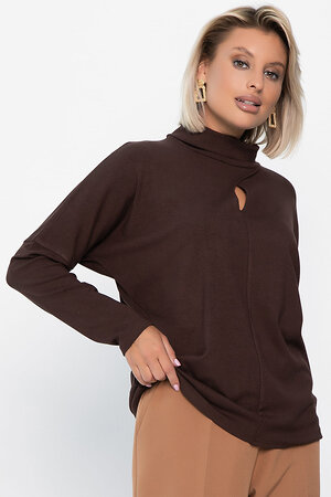 LT Collection Джемпер 555473 Б14241-1М коричневый