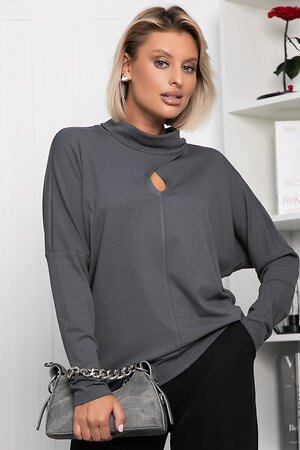 LT Collection Джемпер 555474 Б14242-1М серый