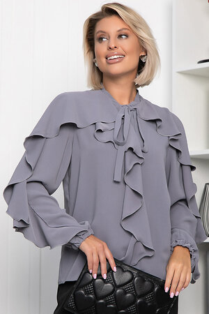 LT Collection Блуза 555484 Б14186-5М серый