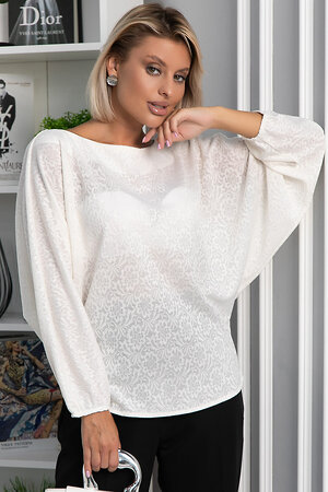 LT Collection Блуза 555489 Б14175-30М молочный