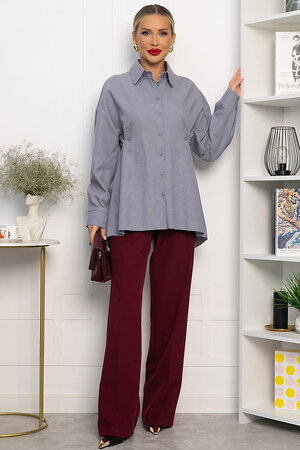 LT Collection Рубашка 555965 Б14193-5М Серый