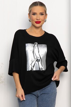 LT Collection Блуза 555971 Б14202-20М черный