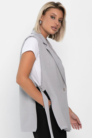 LT Collection Жилет 555974 Б14213-4М серый