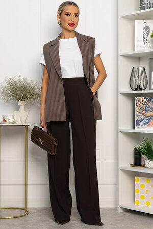 LT Collection Брюки 555983 Б14261-18М Темно-коричневый