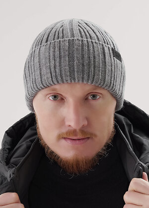 CLEVER Шапка 556090 454490аш флис меланж серый