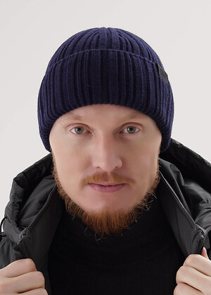 CLEVER Шапка 556095 454490аш флис т.синий