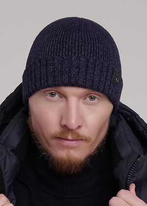 CLEVER Шапка 556112 433813вн т.синий/синий